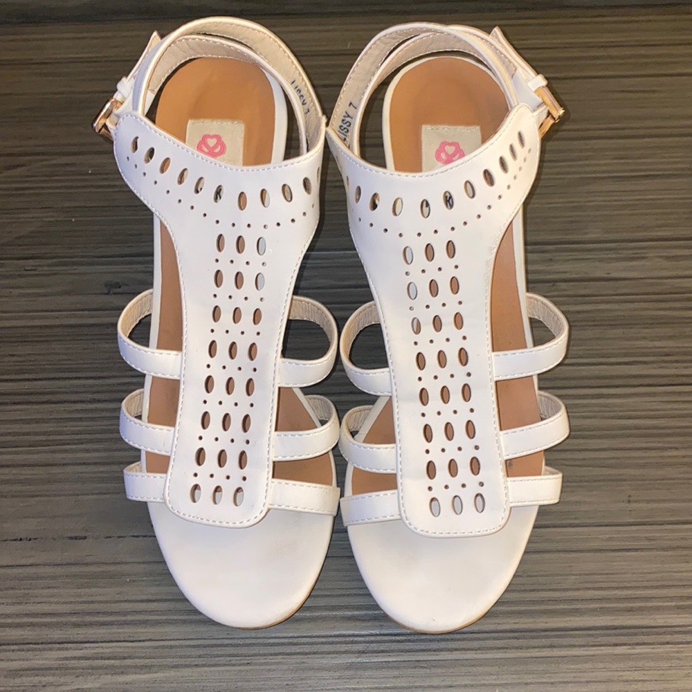 Pink Key Heels